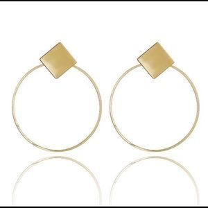 Geometric Hoop Earrings